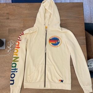 Aviator Nation zip up hoodie. Size M